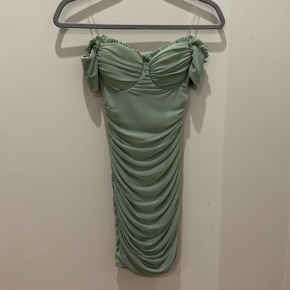 Ruched Mini Dress